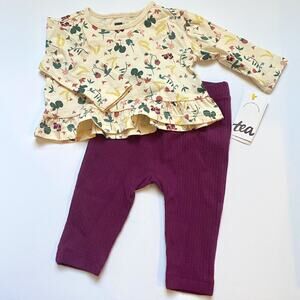 New Tea Collection Strawberry Two Piece Set